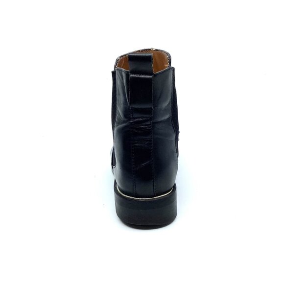 Zara Black Ankle Boots with Fringe Detail - Picture 4 of 8
